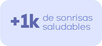 +1K de sonrisas saludables.